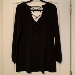 Express black tunic